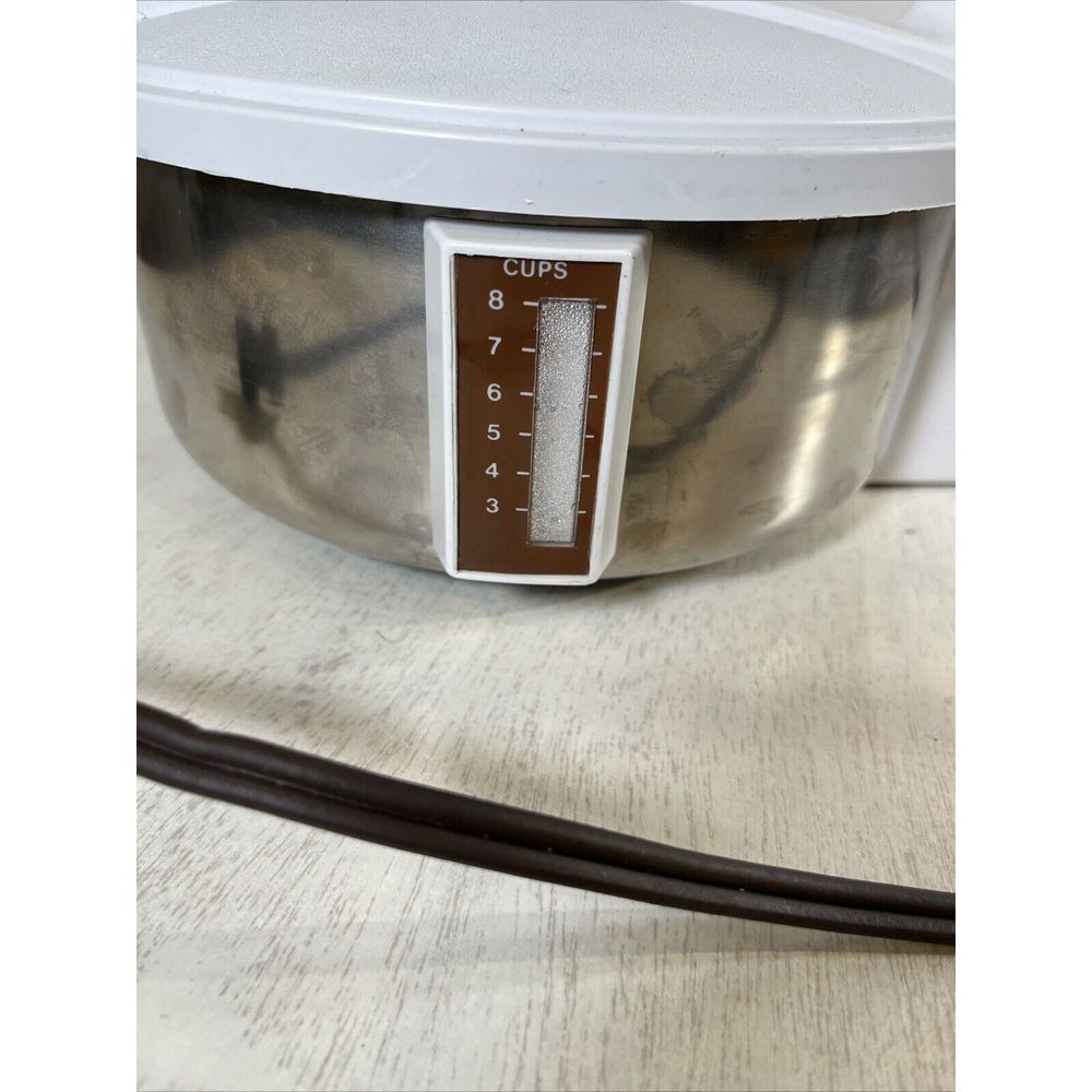 Proctor Silex Deluxe Vintage 8 Cup Electric Kettle K30W 1500 Watt 120 V Works! - Picture 4 of 8